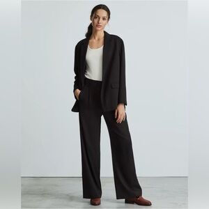 Everlane Way High Drape Pant- Black 12R
